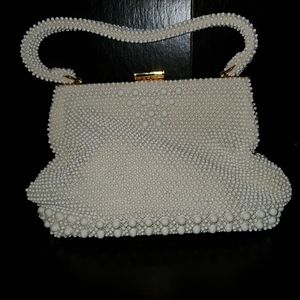 Vintage 40s/50s Lumere Corde Beaded Frame Purse